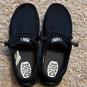 Hey Dude Classic Black Loafers